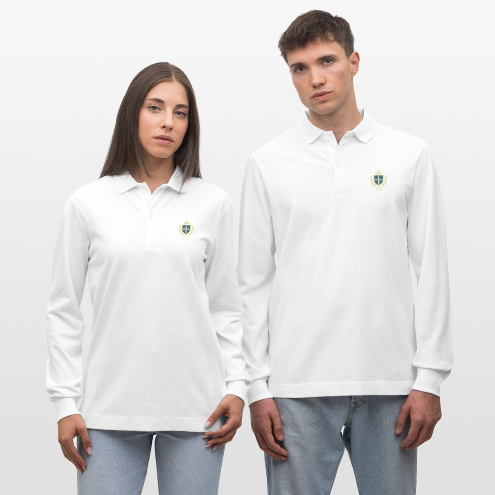 Club Côte - Long Sleeve Polo - white