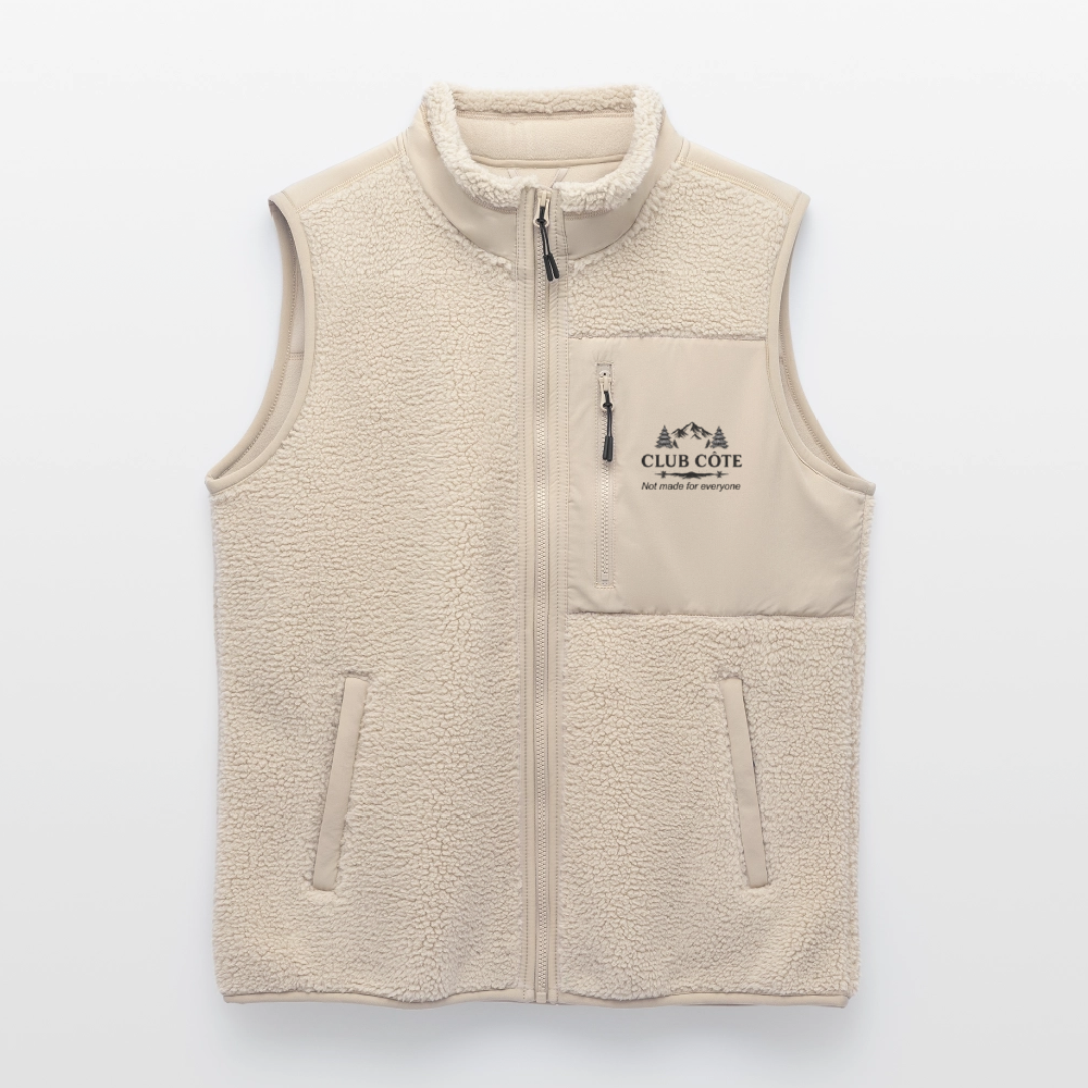 Club Côte - Limited Fleece Vest - Beige