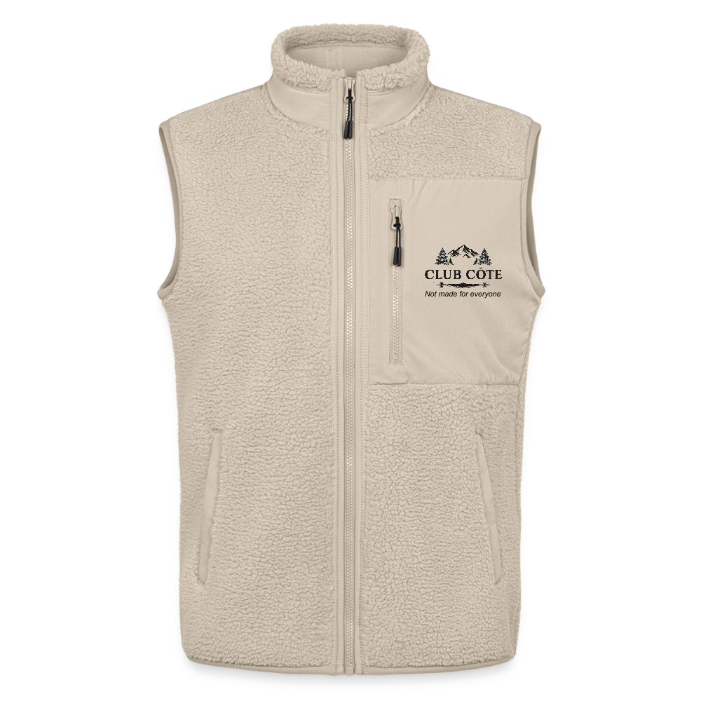 Club Côte - Limited Fleece Vest - Beige